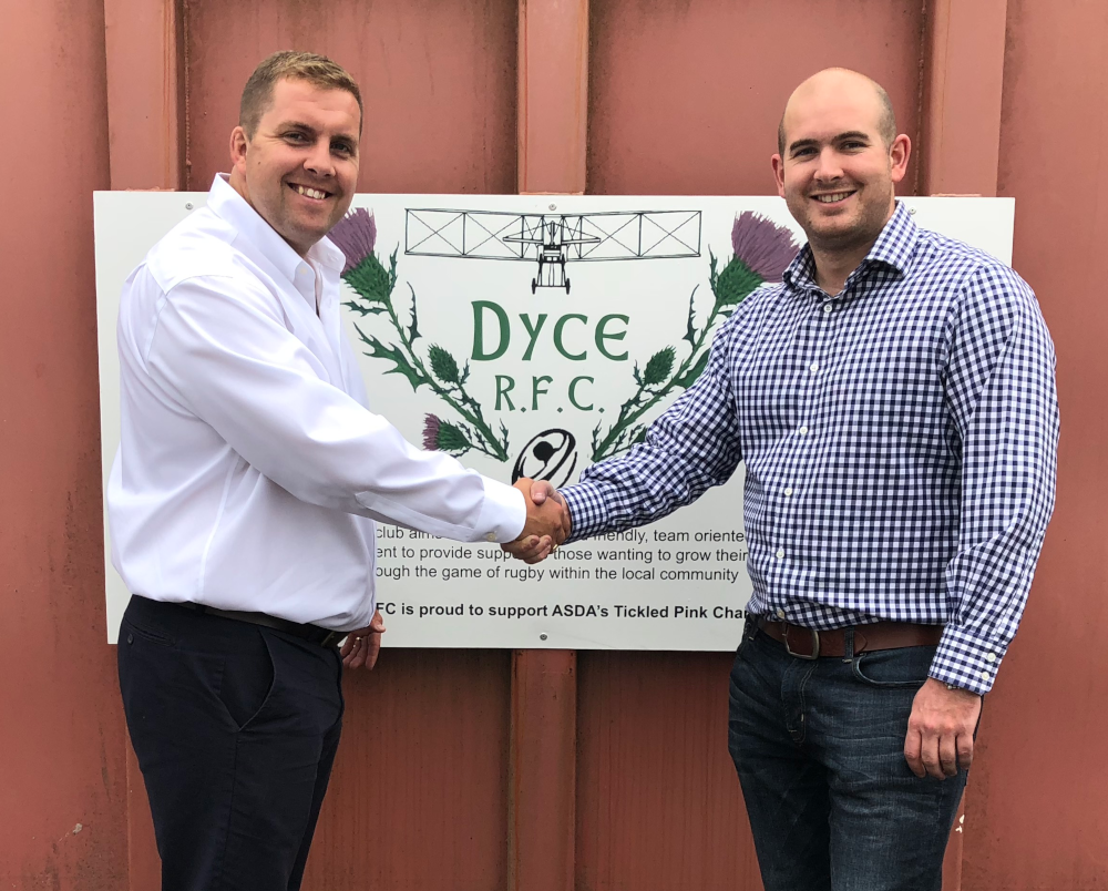 Dyce RFC has boosted its sponsorship income by more than 400% in a single year after partnering with SNAP Sponsorship