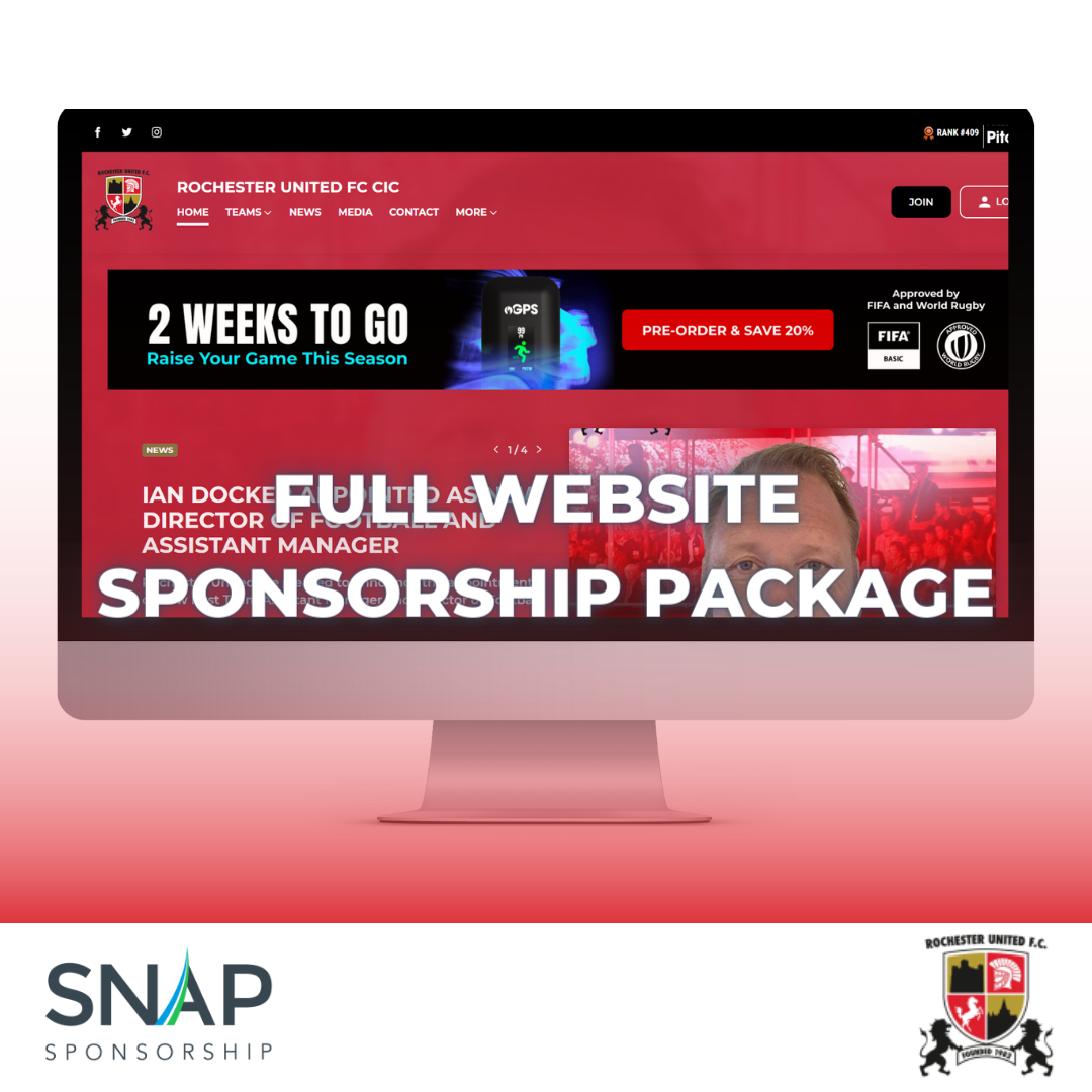 Full Website Sponsorship Package