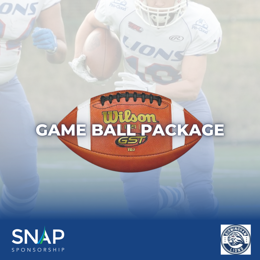 Gameday - Gameball Sponsor