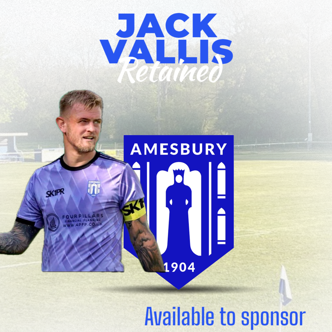 1st Team Player Sponsor Jack Vallis