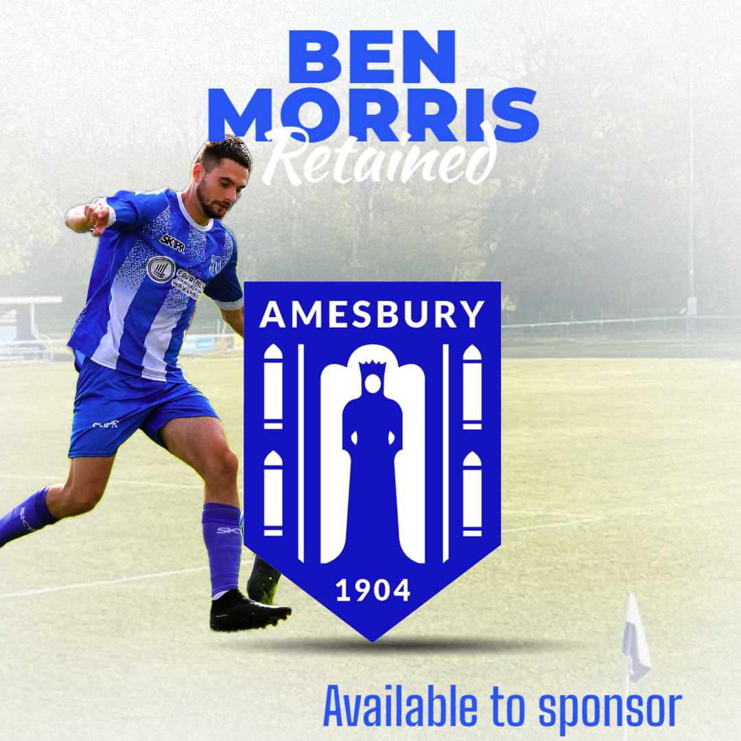 1st Team Player Sponsor Ben Morris