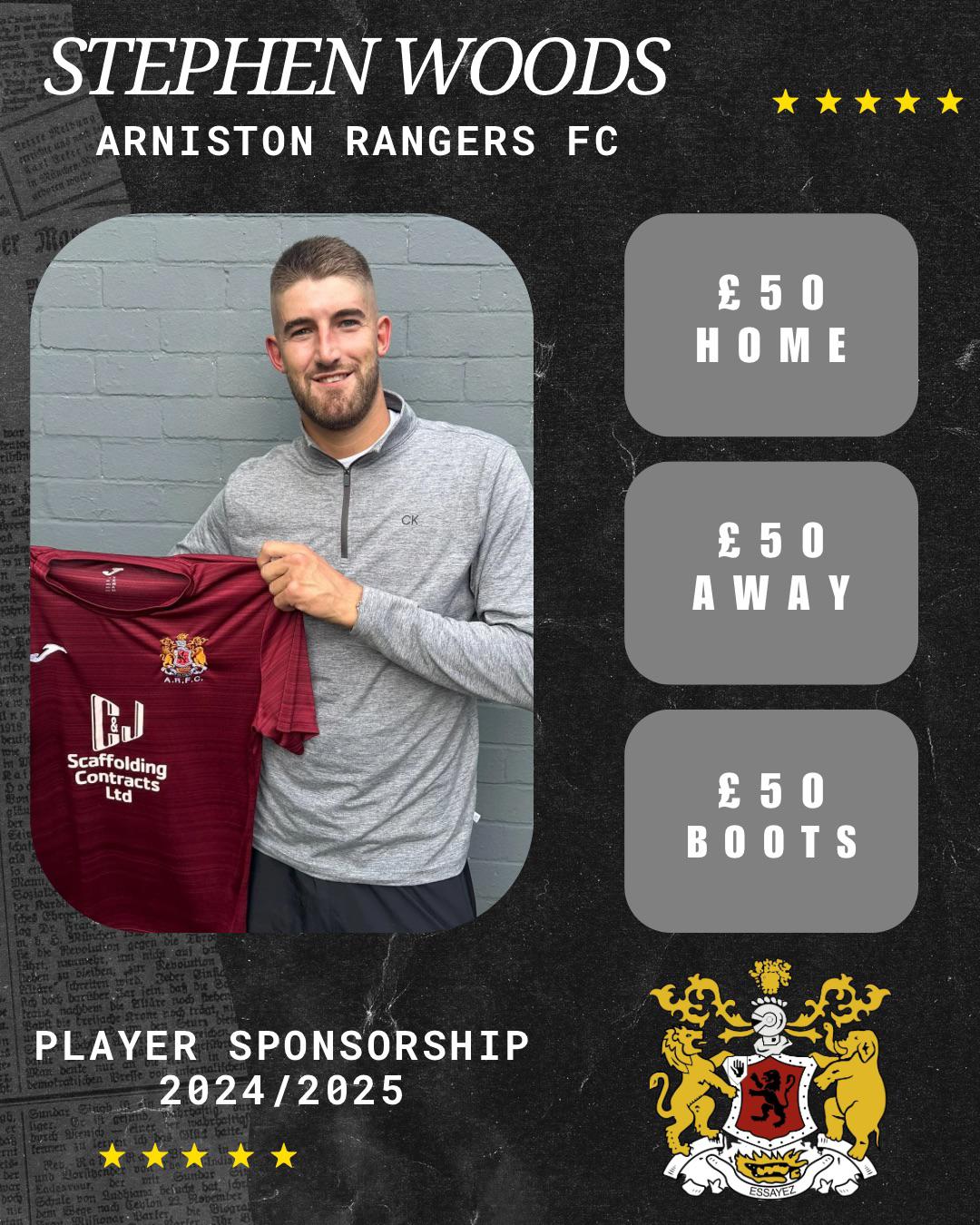 Player Sponsor for Stephen Woods